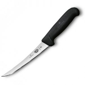 Victorinox 5.6603.15 Fibrox 15cm Ergonomic Precision Rigid Slaughter Butcher Boning Knife