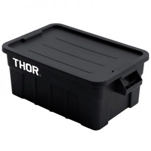 Thor 53L Tote Box with Lid black