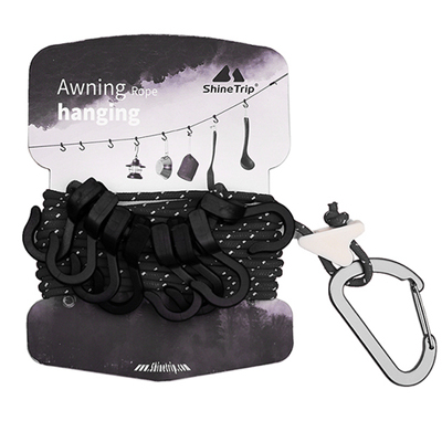 Shinetrip Awning Rope Hanging A349-H00 black