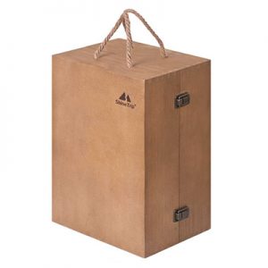 Shinetrip Kitchen Seasoning Box A381-T00 brown walnut