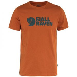 Fjallraven Logo T-shirt M Size L terracotta brown