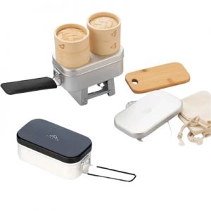 Tillak ODP 0789 Mess Tin + Steamer Set black