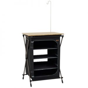 Naturehike Outdoor Folding Kitchen Shelf Table black