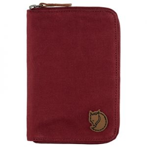 Fjallraven Passport Wallet bordeaux red