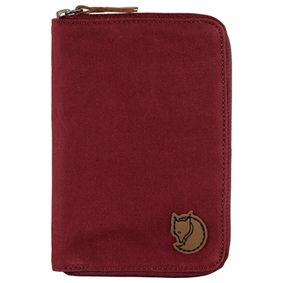 Fjallraven Passport Wallet bordeaux red