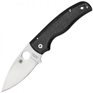 Spyderco Shaman Compression Lock Black Handle with CPM-S30V Steel C229GP