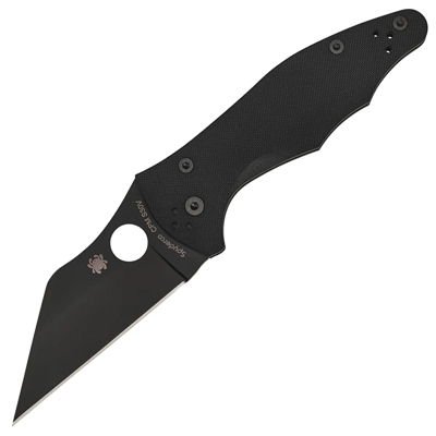 Spyderco Yojimbo 2 Compression Lock Black Blade with Black G-10 Handle C85GPBBK2