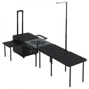 Naturehike Fireworks 1.0 IGT Outdoor Mobile Kitchen with Stove dark green