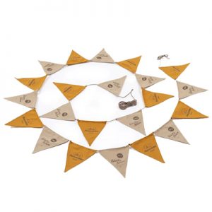 Naturehike Outdoor Camping Canvas Decoration Pennant orange khaki