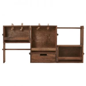 Naturehike Split Multi-Layer Seasoning Cabinet dark brown