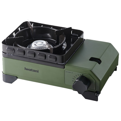 Iwatani Tafumaru Jr. Outdoor Gas Stove olive