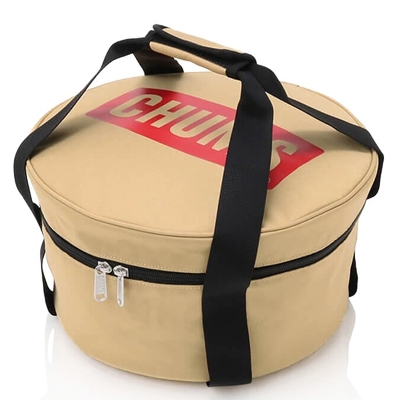 Chums Logo Round Tool Case beige
