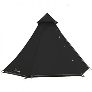 Vidalido 5-6 Person Indian Style Family Large Teepee black