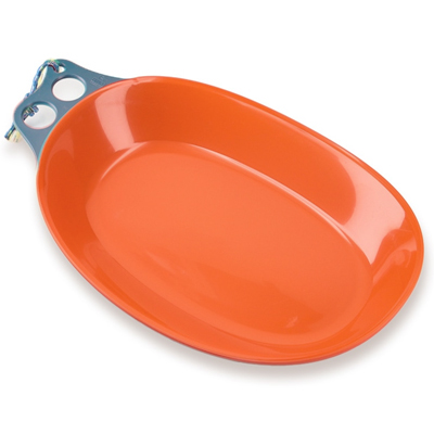 Chums Camper Curry Plate paprika red blue gray