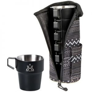 KZM New Black Mug 5P