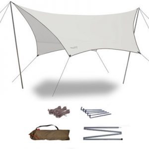 Vidalido ODP 0730 Butterfly Shape Tarp 2.2m Set ivory white