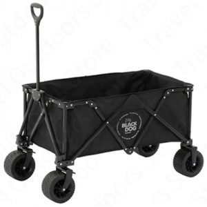 Blackdog 150L Outdoor Camping Wagon Big Wheel black