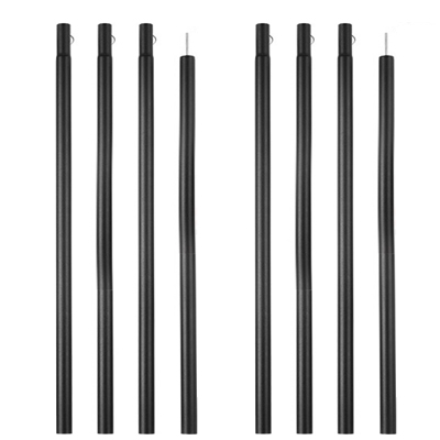 ODP 0813 25mm Flyseet Poles 2.4m 2pcs black