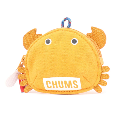 Chums Crab Zip Coin Case ocher