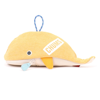 Chums Whale Zipper Pouch mustard
