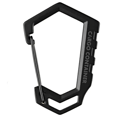 Cargo Container Hard Karabiner D L black