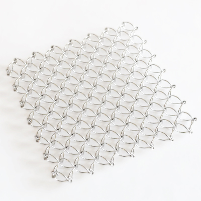 Wire Mesh Pot Stand silver